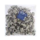 Ниппель переходной ZEIN, 3/8" × 1/2", наружная резьба, нержавеющая сталь, фасовка 100 шт. - Фото 3