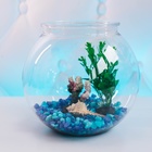 Аквариум круглый пластиковый 3 литра - фото 26130794