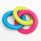 Жевательная игрушка дял собак «Всегда вместе!», 3 кольца по 8 см, TPR, разноцветная - Фото 4