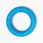 Жевательная игрушка для собак «Кусочек солнца», 8 см, TPR, голубая - Фото 4