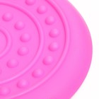 Фрисби "НЛО" , 18,6 см, жесткая термопластичная резина, розовый - фото 7775938