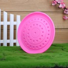 Фрисби "НЛО" , 18,6 см, жесткая термопластичная резина, розовый - Фото 3