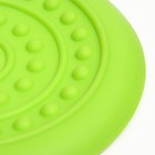 Фрисби "НЛО" , 18,6 см, жесткая термопластичная резина, зелёный - Фото 4