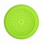 Фрисби "НЛО" , 18,6 см, жесткая термопластичная резина, зелёный - фото 6496410