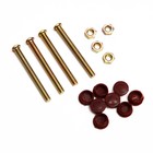 Дверь для животных с 4 режимами, проем 15×15.5 (общ. 22.5×20 см), тёмно-коричневая - Фото 7