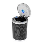 Пепельница для авто с подсветкой, карбон 5D, черный - Фото 5