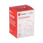 Пепельница для авто с подсветкой, карбон 5D, черный - Фото 6