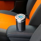 Пепельница для авто с подсветкой, карбон 5D, черный - Фото 4