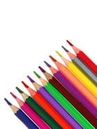 Карандаши цветные акварельные 12 цветов, корпус деревянный, шестигранные, в металлической коробке - Фото 6