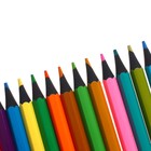 Карандаши цветные 36 цветов в тубусе, корпус шестигранный (пластиковые) черное основание - Фото 4