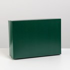 Коробка подарочная складная, упаковка, «Изумрудная», 21 х 15 х 7 см - Фото 4