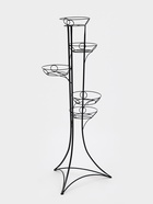 Подставка для цветов «Башня», d=17 см, чёрный  (артикул 7444708)  большой выбор товаров оптом и в розницу по низким ценам с доставкой