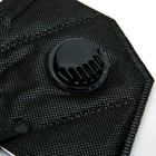 Маска респираторная Safety, шестислойная, с клапаном, с угольным фильтром, 5 штук в упаковке, черная 7488609