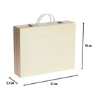 Игровой набор деревянный «Набор плотника», размер 23×18×5.5 см - Фото 4