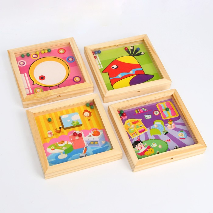 Детская развивающая игра «Закати шарик» МИКС - Фото 1