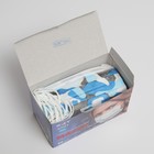 Маска медицинская Latio синий камуфляж, 2 фиксатора формы, 50 шт картонный блок - Фото 5