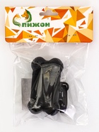 Контейнер-косточка с мешками для уборки (рулон 15 пакетов 29х21 см), чёрный - фото 809498160