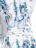 Шторы для кухни с подхватами Этель Flower mood, 145×180 см, комплект - 2 шт. - Фото 4