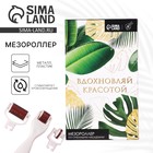 Массажер мезороллер «Вдохновляй красотой», со сменными насадками, 10 х 17 см - Фото 1