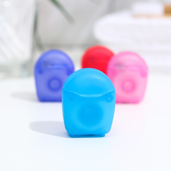 Зубная нить 15 метров цвет МИКС, мята - Фото 1