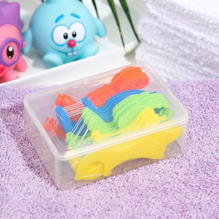 Зубные нити детские, невощеные, микс, набор 24 шт. - Фото 1