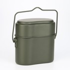 Котелок походный «Привал», 1.5 л, зеленый - Фото 1