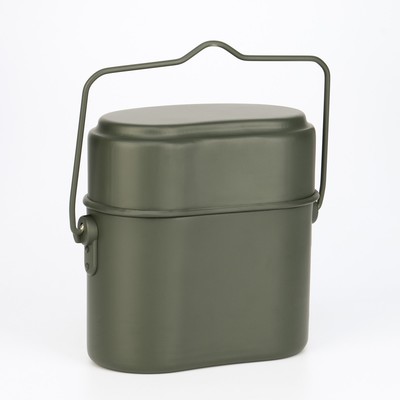 Котелок походный «Привал», 1.5 л, зеленый