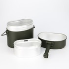 Котелок походный «Привал», 1.5 л, зеленый - Фото 3