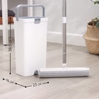 Швабра с отжимом и ведром Raccoon, швабра 32×5×132 см, ведро для полоскания и отжима 14 л - Фото 2