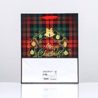 Пакет ламинированный "Счастливого рождества" 26 x 32 x 12 - Фото 2