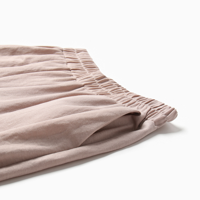 Костюм женский (сорочка, брюки) MINAKU цвет бежевый, р-р 42 - фото 1908786688