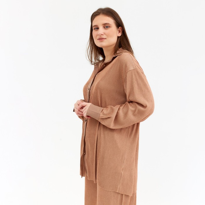 Костюм женский MINAKU: Casual Collection цвет коричневый, р-р 48 51748