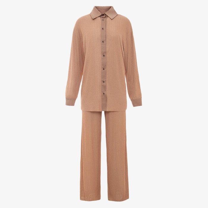 Костюм женский MINAKU: Casual Collection цвет коричневый, р-р 48 51748