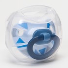 Соска-пустышка ортодонтическая, силикон, от 6 мес., в контейнере «Трейгольники» - Фото 4