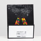 Пакет подарочный новогодний ламинированный «Разноцветная бокалы» 18?23?10 (комплект 12 шт) - фото 53807643