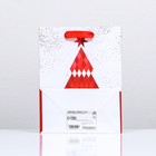 Пакет ламинированный "Красная ёлка" 18 х 23 х 10 - Фото 2