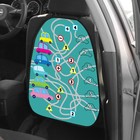 Накидка на сиденье автомобильное Cartage Бродилка машинки, ПВХ, 60×45 см, европодвес - Фото 7