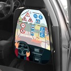 Накидка на сиденье автомобильное  Cartage Водитель, ПВХ, 60 х 45 см, европодвес - Фото 7