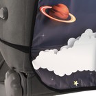 Накидка на сиденье автомобильное Cartage Космонавт, ПВХ, 60х45 см, европодвес - Фото 2