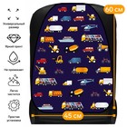 Накидка на сиденье автомобильное Cartage Машинки 2, ПВХ, 60×45 см, европодвес - Фото 1