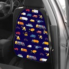 Накидка на сиденье автомобильное Cartage Машинки 2, ПВХ, 60×45 см, европодвес - Фото 7