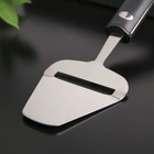 Нож-лопатка для сыра Bonjo, 25×7,7 см, рабочая часть 8,5 см, цвет чёрный - фото 53279546