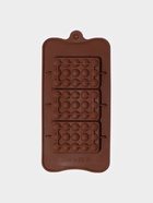 Форма для шоколада Доляна «Мини-шоколадки», силикон, 22×11×1 см, 3 ячейки, коричневая - Фото 3