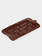 Форма для шоколада Доляна «Лабиринт», силикон, 22×11×1 см, 18 ячеек, коричневая - Фото 3