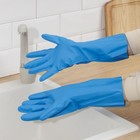 Перчатки хозяйственные неопреновые, прочные, без напыления, размер L - фото 54724576