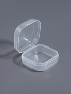 Набор баночек для мелочей, 4 шт., 3.4×3.4×1.8 см, прозрачный - Фото 3