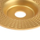 Чашка обдирочная для УШМ ТУНДРА, по дереву, плоская, 125×22 мм - Фото 3