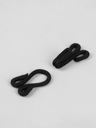 Крючок пришивной в оплётке, для верхней одежды, 35×12 мм, 5 шт., цвет чёрный - Фото 3