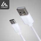 Кабель LuazON, Type-C - USB, 2 А, 1 м, белый - фото 318698872