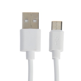 Кабель Luazon, Type-C - USB, 2 А, 1 м, белый 6959286
